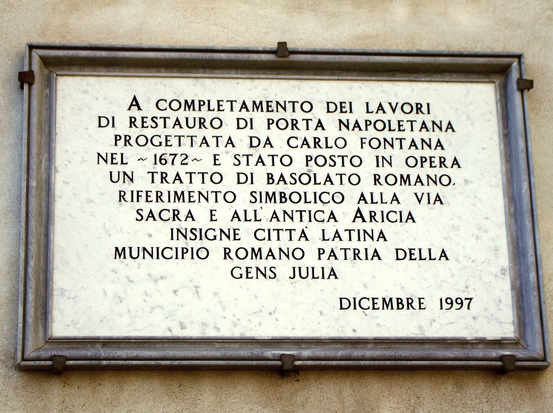 Porta Napoletana-阿里恰必去景点