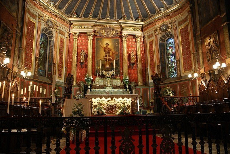 Arcangues旅游景点-Eglise Saint-Jean-Baptiste de l'Uhabia