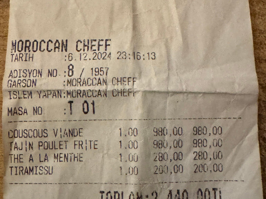 Moroccan Chef