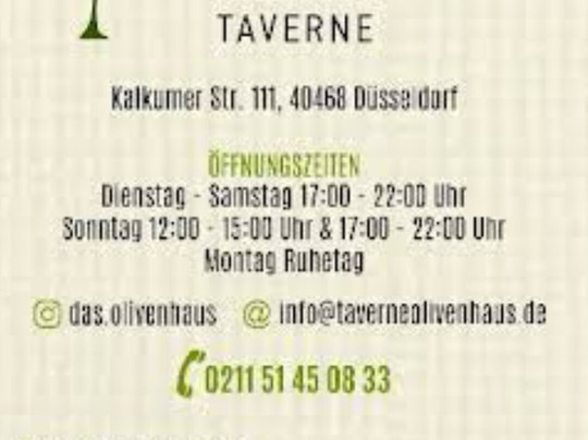 Taverne Das Olivenhaus