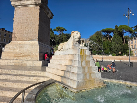 Fontana dei Leoni-罗马必去景点