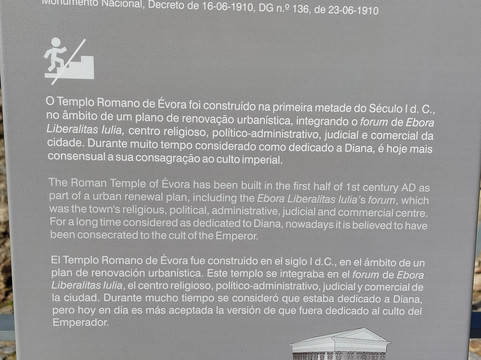 Templo Romano de Évora (Templo de Diana)-埃武拉必去景点