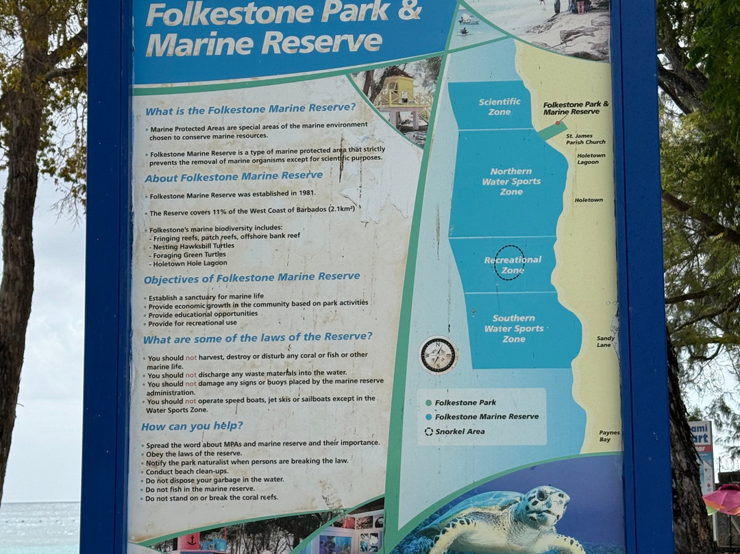 Folkestone Marine Park & Visitor Centre-Holetown必去景点