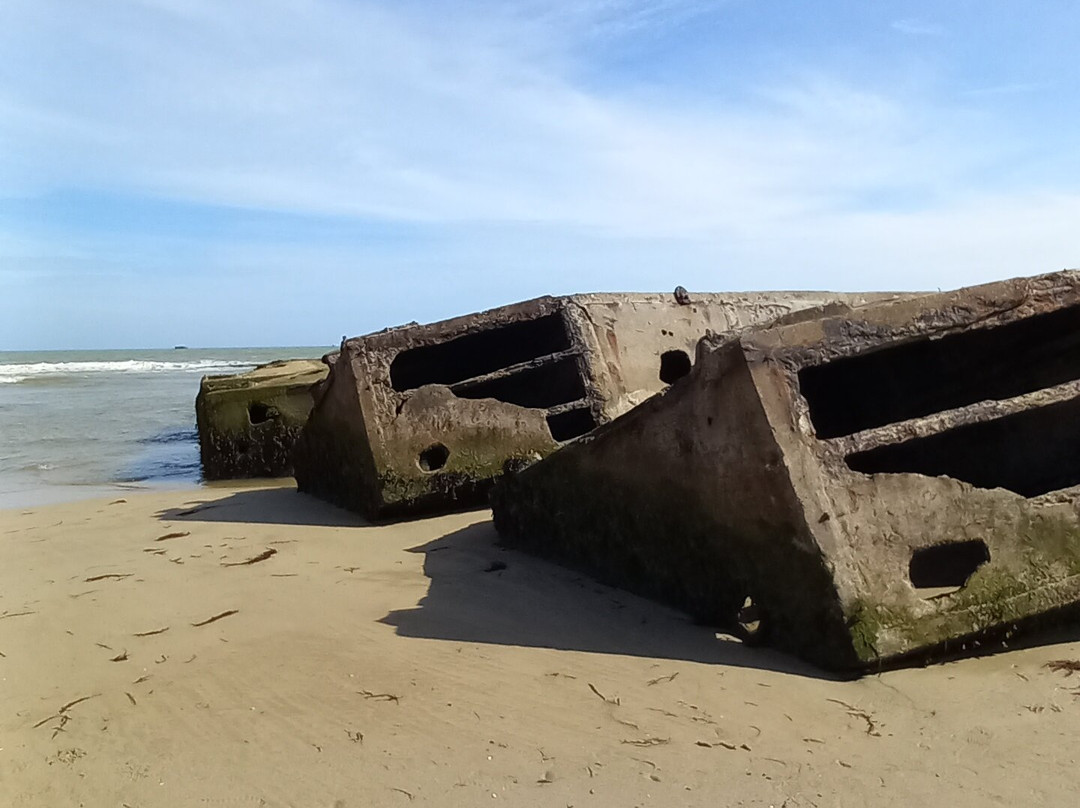 Künstlicher Hafen-Arromanches-les-Bains必去景点