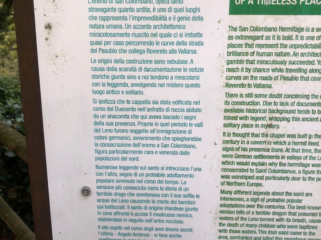 Eremo di San Colombano-Trambileno必去景点