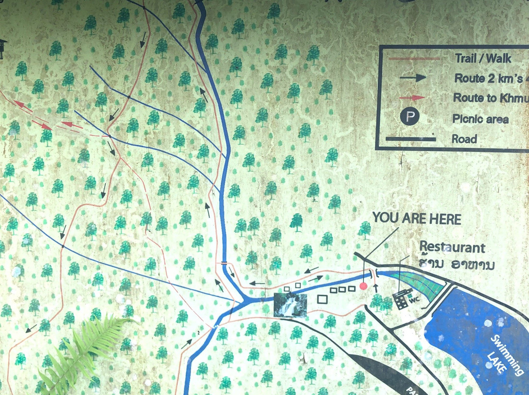 Tad Thong Waterfall-琅勃拉邦必去景点