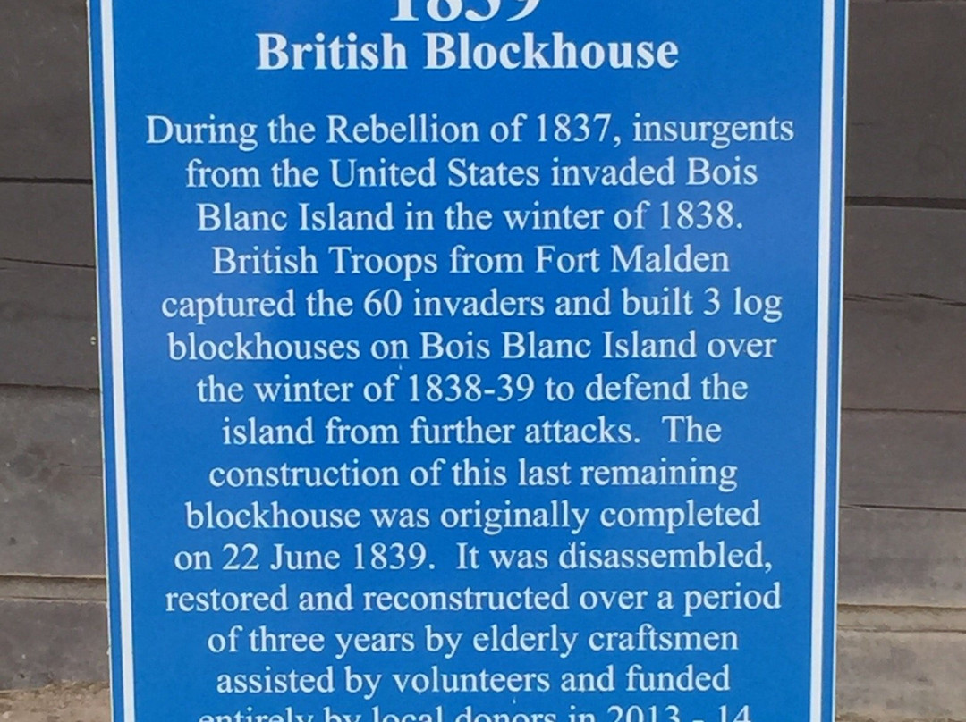 Bois Blanc Island Lighthouse & Blockhouse-阿默斯特堡必去景点