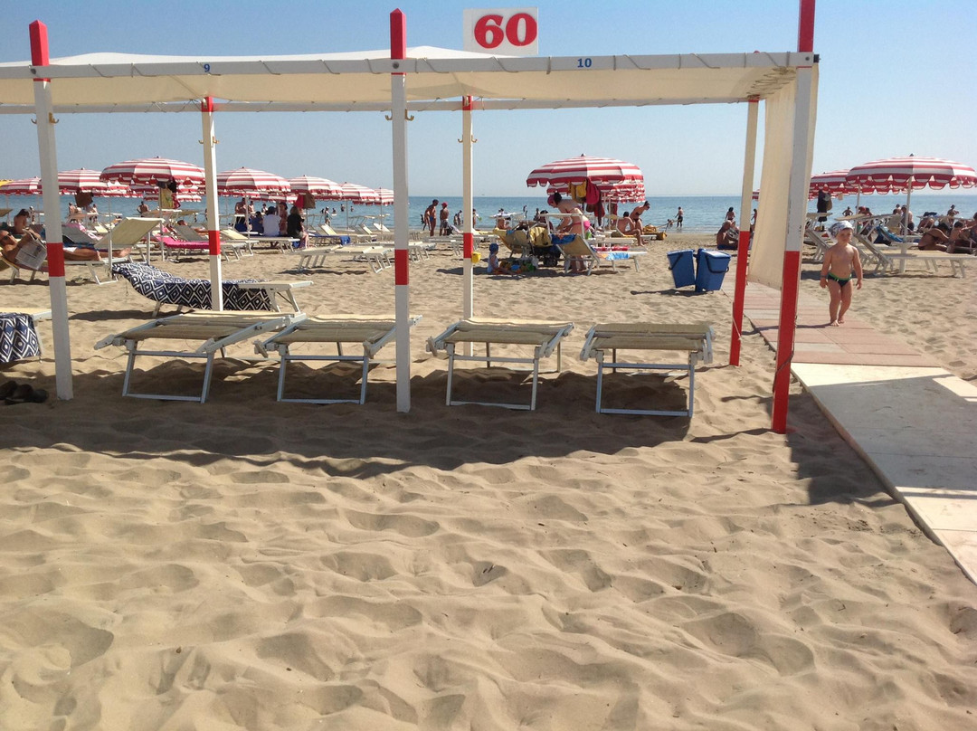 Spiaggia 60 Riccione - Bagni Giorgio-里乔内必去景点