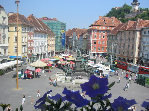 Hauptplatz-格拉茨城必去景点