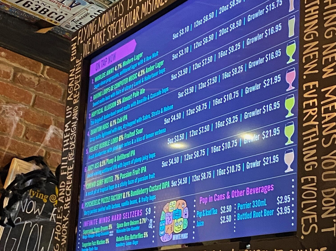 Flying Monkeys Craft Brewery景点图片
