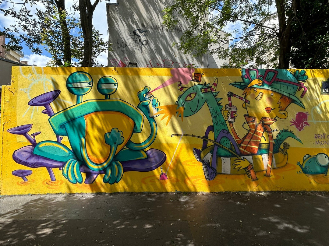 Fresque Le Hamburger-巴黎必去景点
