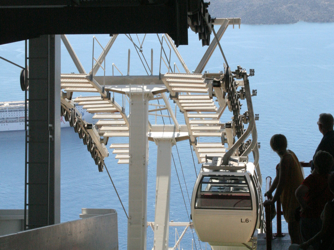 Santorini Cable Car-费拉必去景点