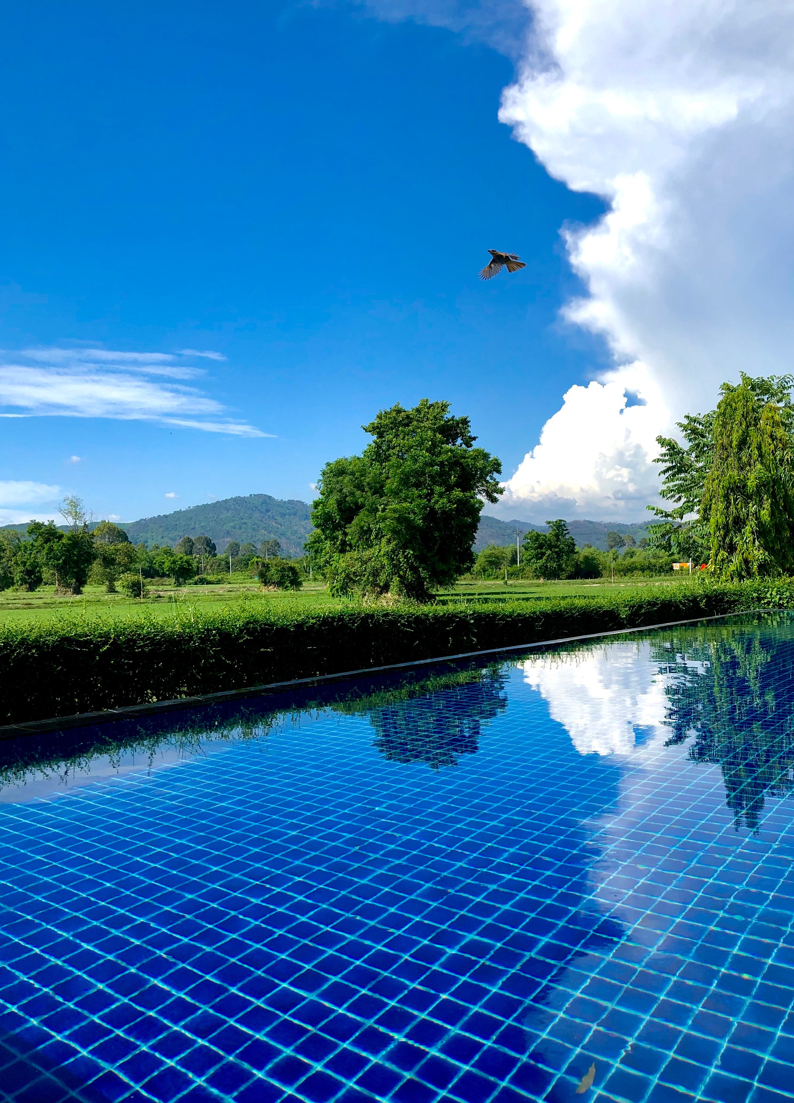 Mountain View Pool Villa Nakhonnayok-泳池