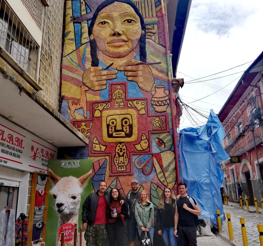 Bolivia Walking Llama-拉巴斯必去景点