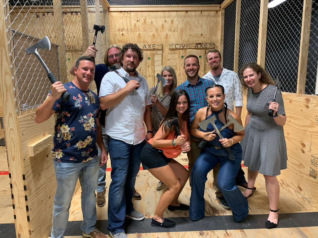 Civil Axe Throwing - Little Rock-小石城必去景点