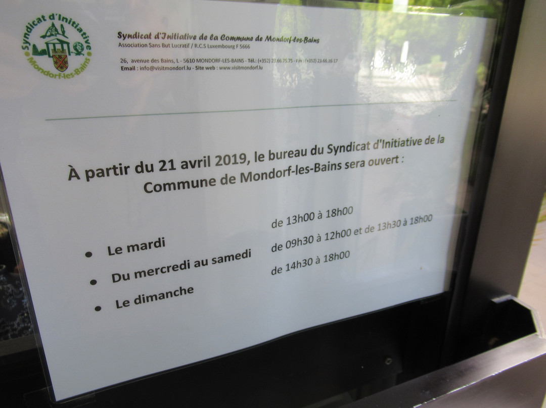 Syndicat d'initiative de Mondorf les Bains-Mondorf-les-Bains必去景点