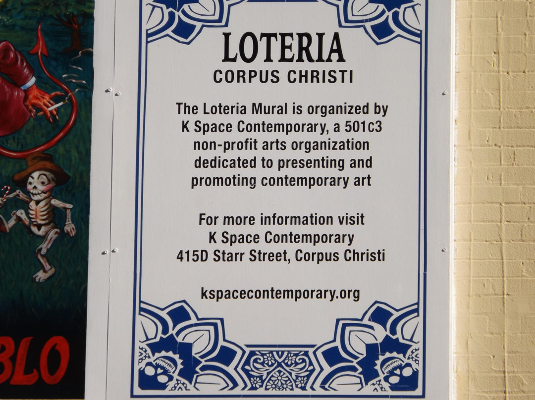 Loteria Corpus Christi Mural-科珀斯克里斯蒂市必去景点