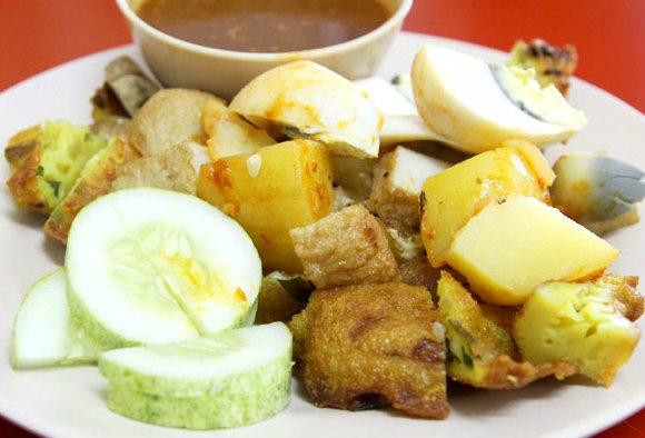 Ayer Tawar餐馆和美食-Rojak Manjung