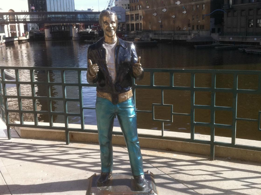 Bronze Fonz-密尔沃基必去景点
