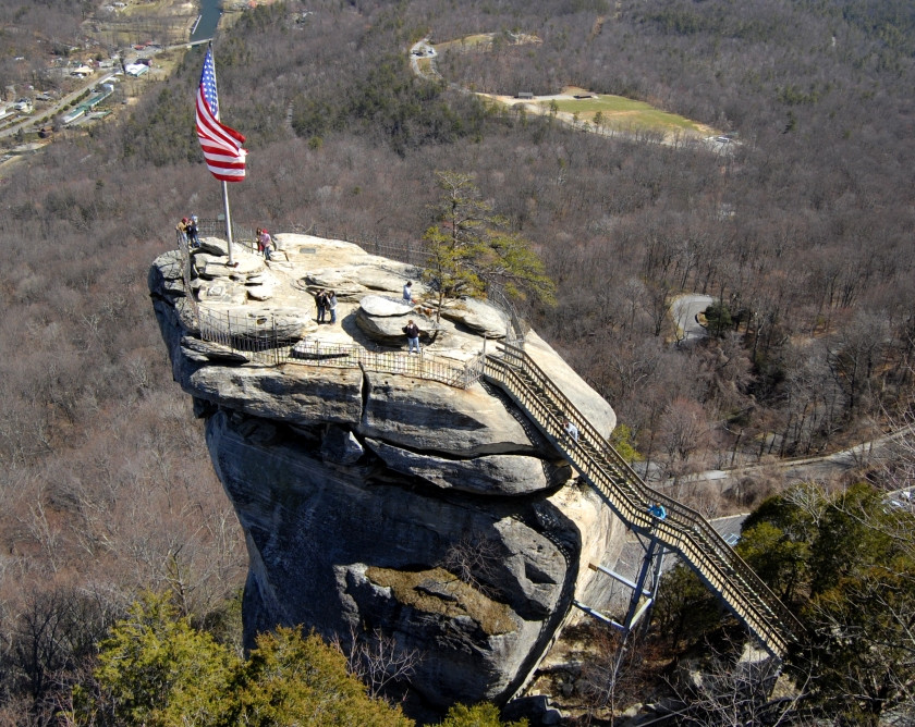 Chimney Rock At Chimney Rock State Park景点图片