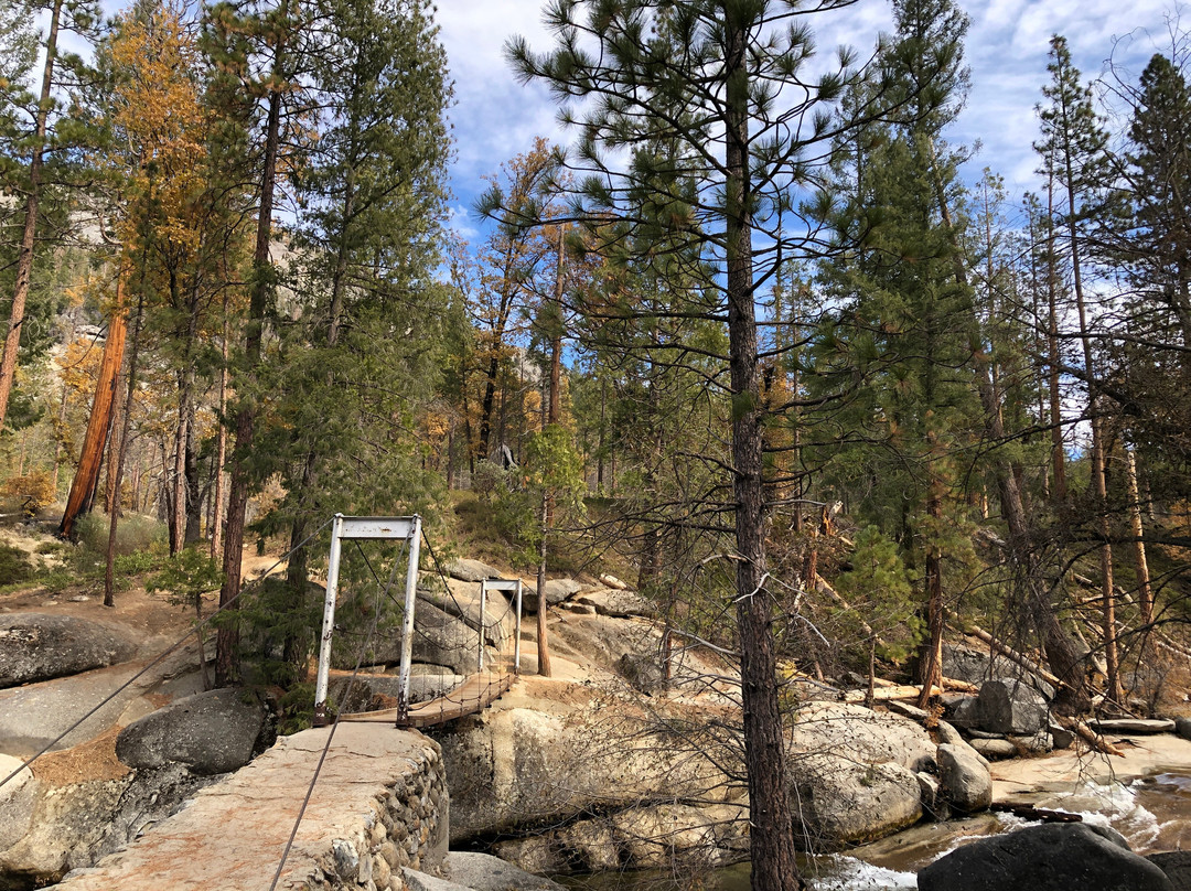 Swinging Bridge in Wawona景点图片