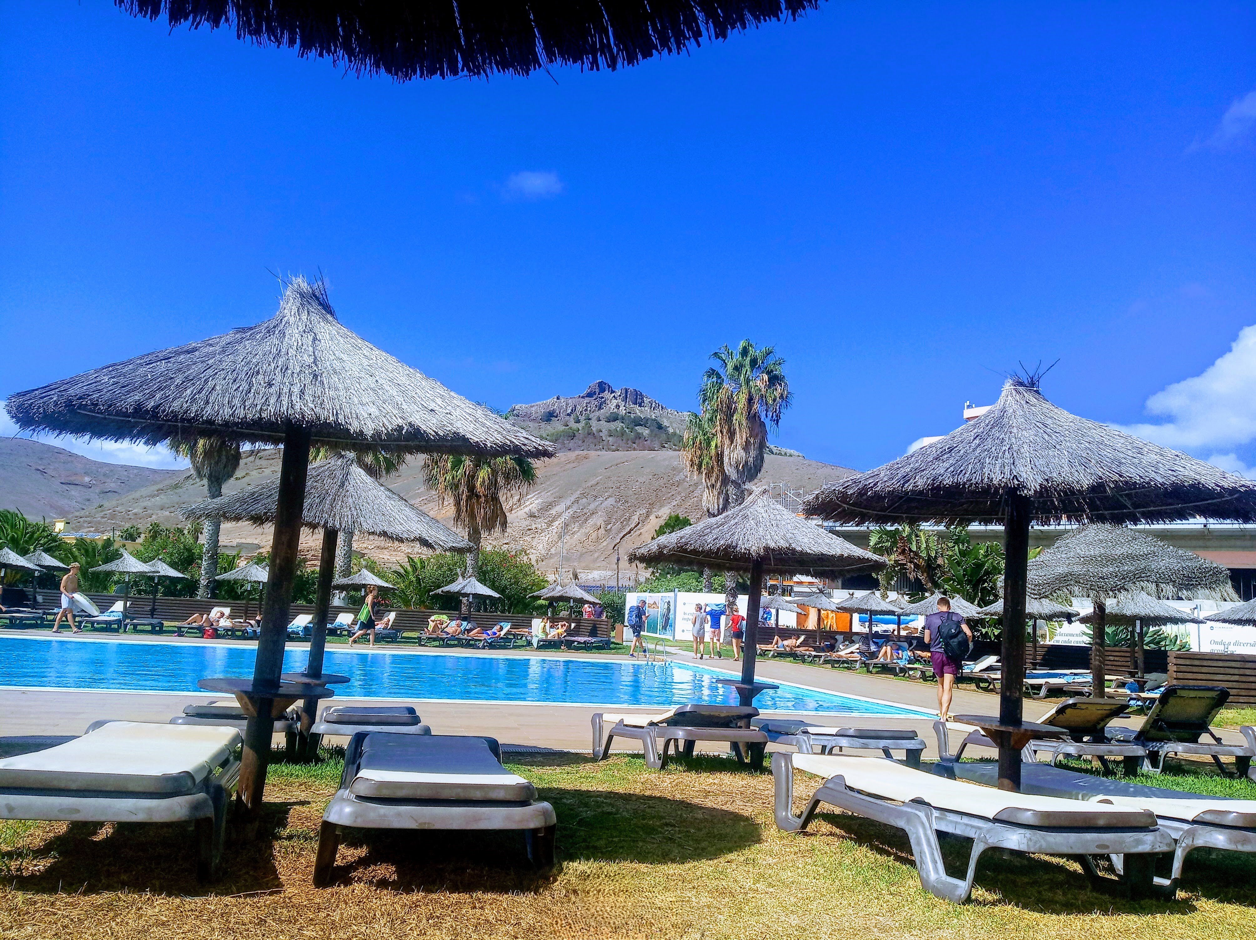 Vila Baleira Porto Santo-泳池