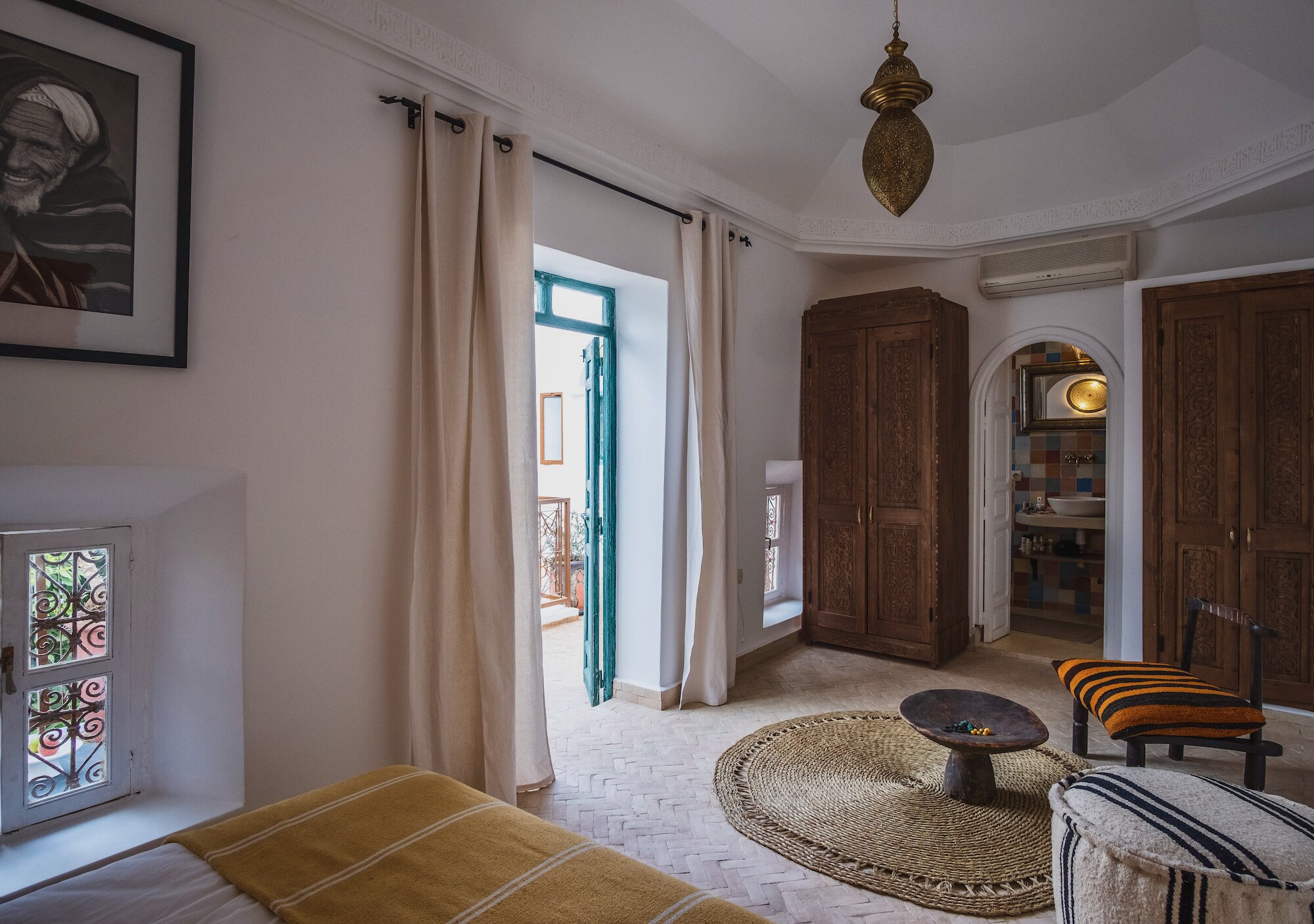 瑞士管理下的Riad Villa Berna-客卧