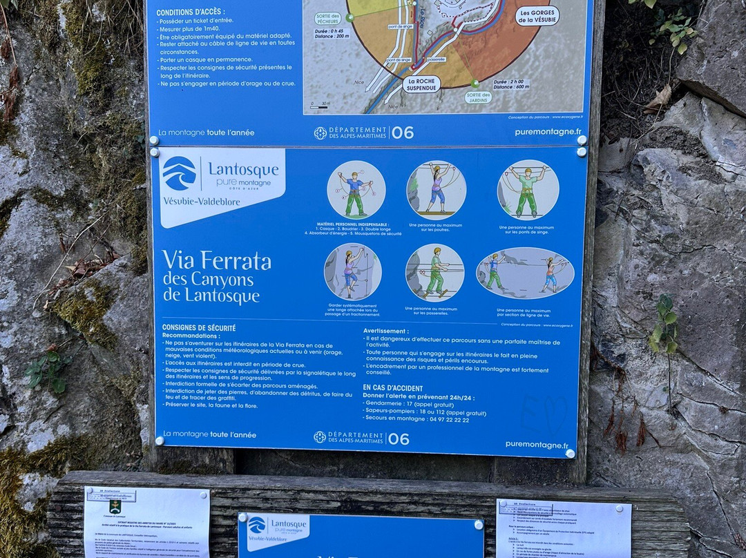 Via Ferrata des Canyons de Lantosque-Lantosque必去景点