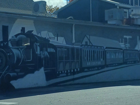 Mural Bridgton and Saco River Railroad-Bridgton必去景点