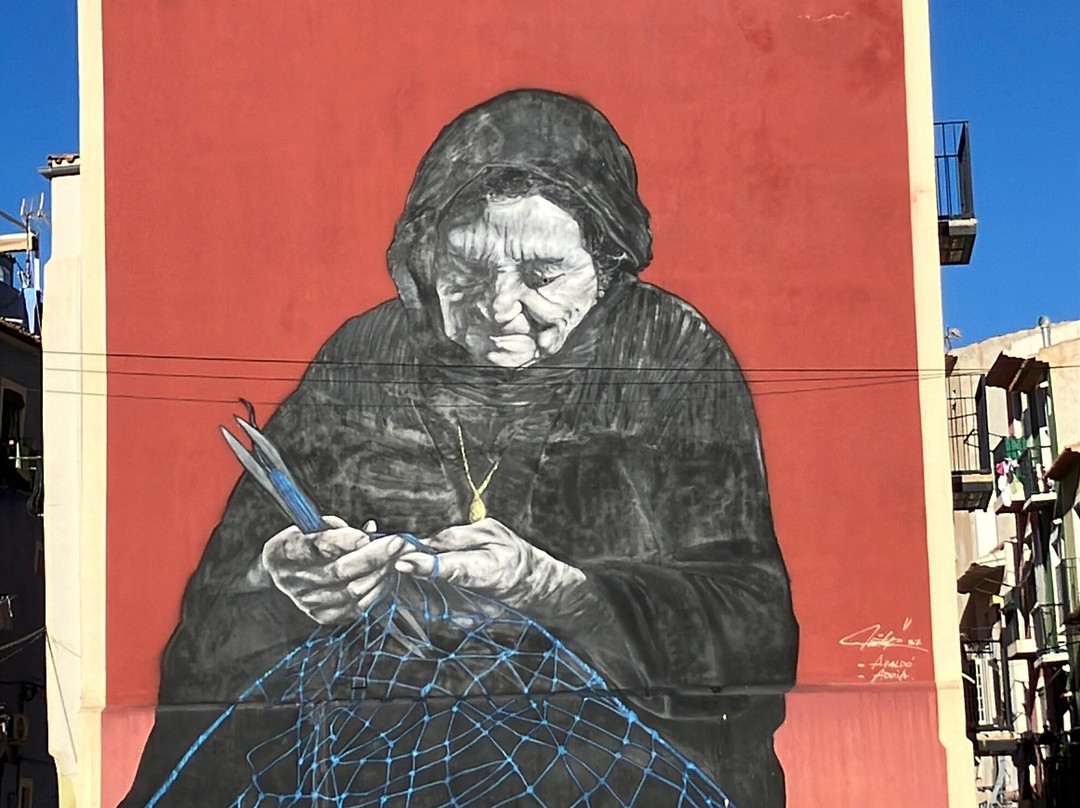 Mural Marinero Tatuado und andere-Villajoyosa必去景点