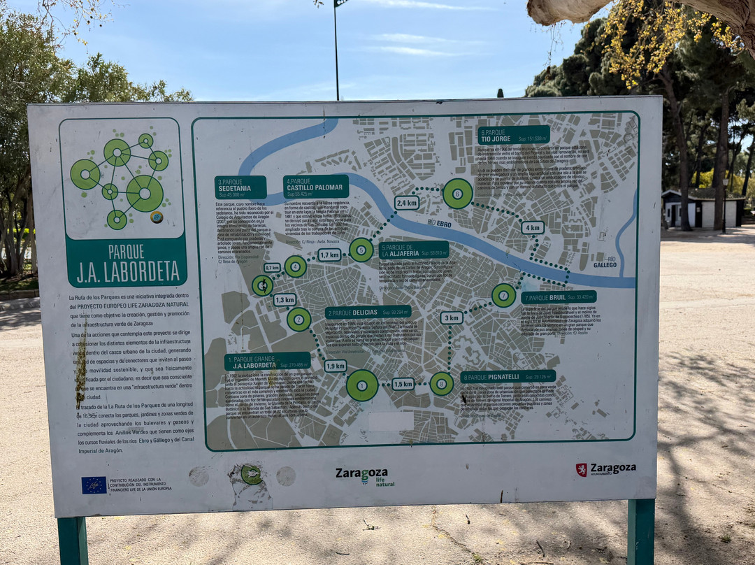 Parque Grande, Jose Antonio Labordeta-萨拉戈萨省必去景点