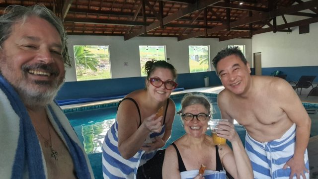 Hotel Dona Paschoalina-泳池