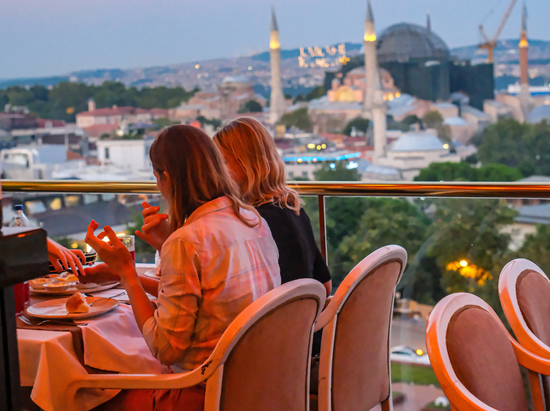 Utopian Rooftop Restaurant