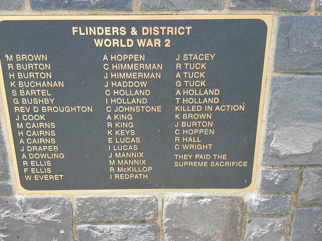 Flinders War Memorial-弗林德斯必去景点