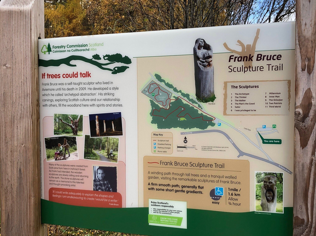 Frank Bruce Sculpture Trail-Feshiebridge必去景点