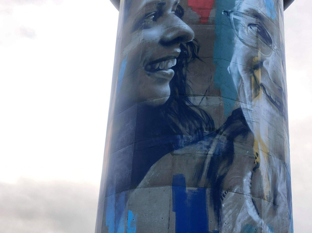 Our Story Water Tower Mural-瓦南布尔必去景点