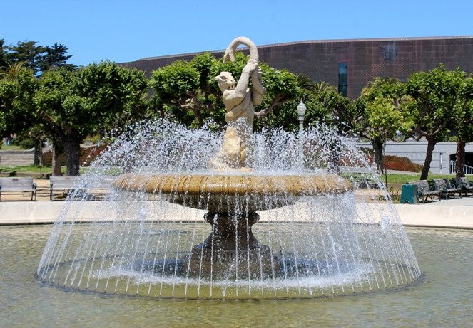 南旧金山旅游景点-Rideout Memorial Fountain