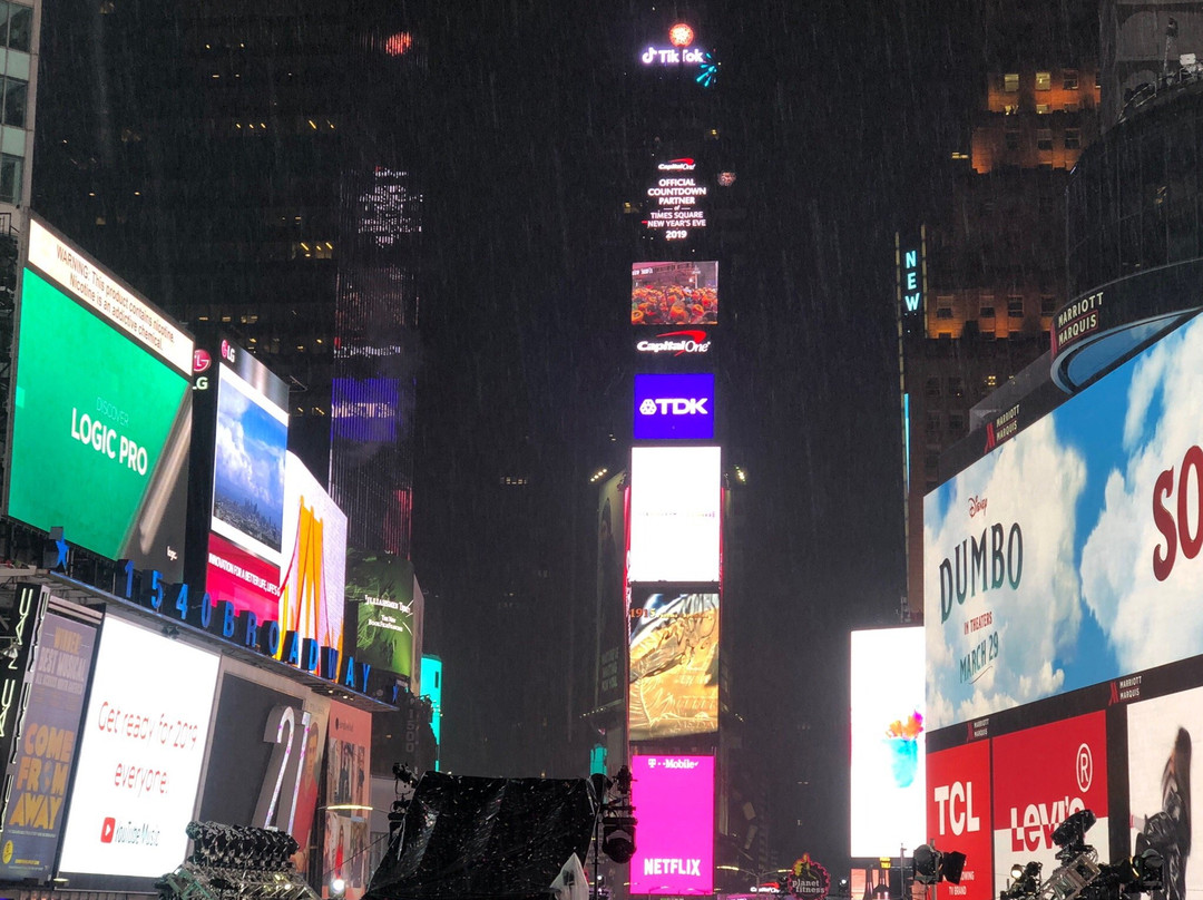 纽约时代广场新年倒计时景点图片