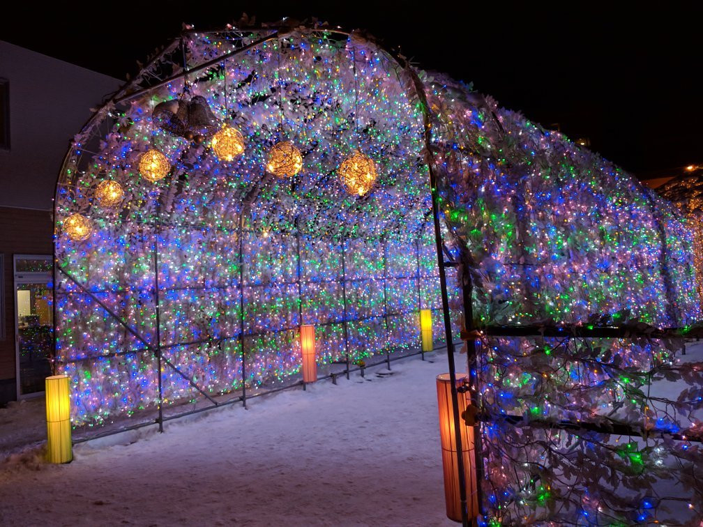 Toyako Onsen Illumination Tunnel-洞爷湖町必去景点