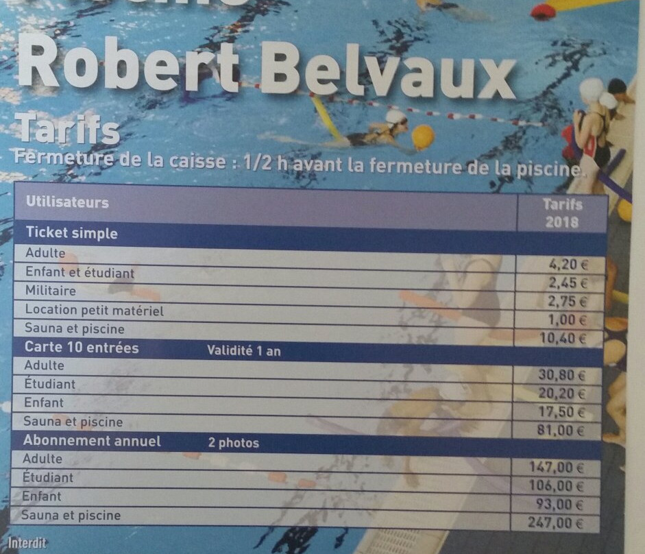 Piscine Robert Belvaux景点图片