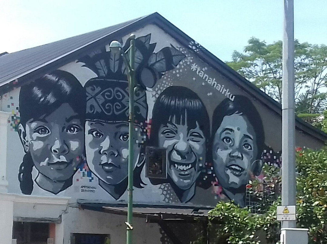 Hornbill Street Mural-古晋必去景点