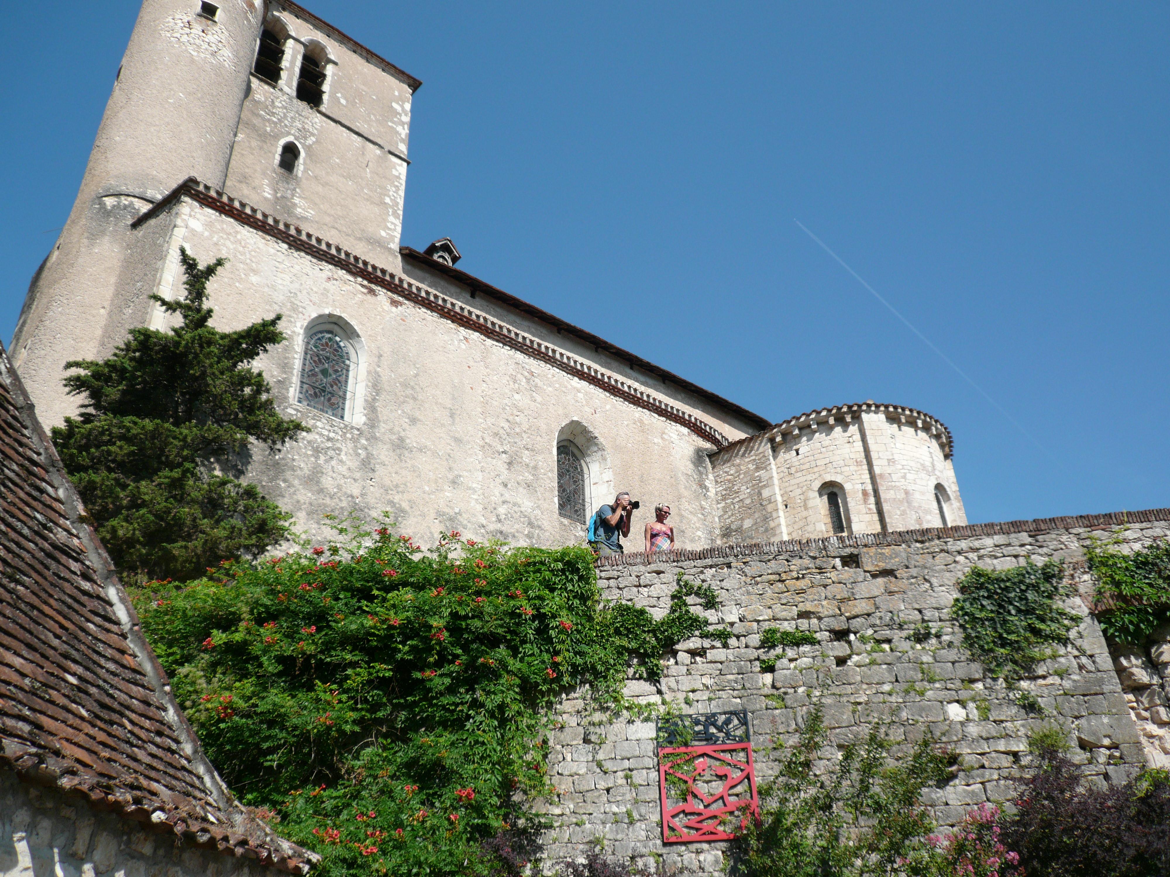 Chateau de Saint-Cirq-Lapopie-酒店景观