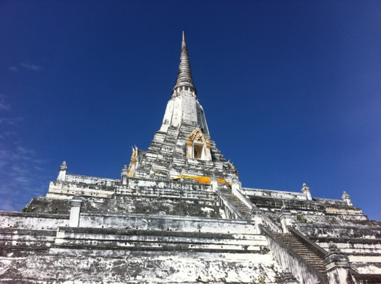 Wat Phu Khao Thong (Golden Mount)-大城必去景点