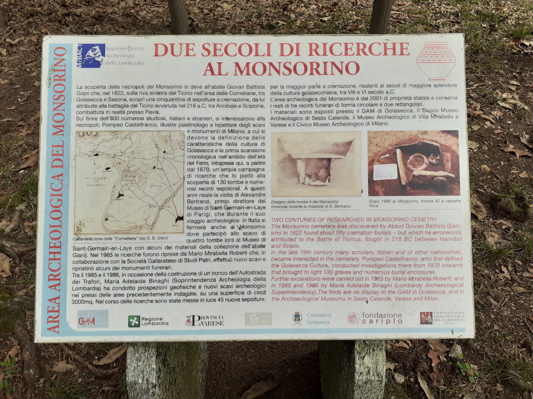 Area Archeologica Monsorino di Golasecca-Golasecca必去景点