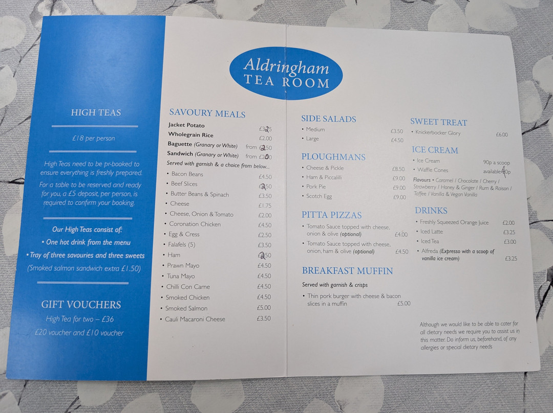 Aldringham Tea Room
