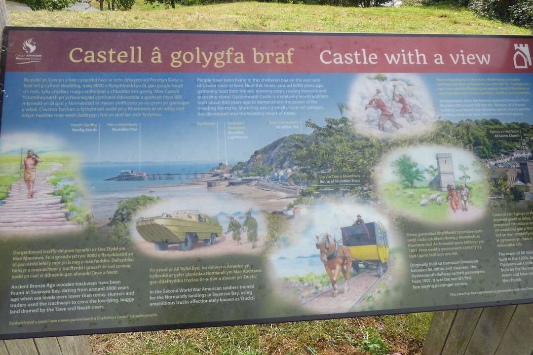 Oystermouth Castle-Mumbles必去景点