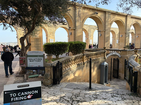 Saluting Battery-瓦莱塔必去景点