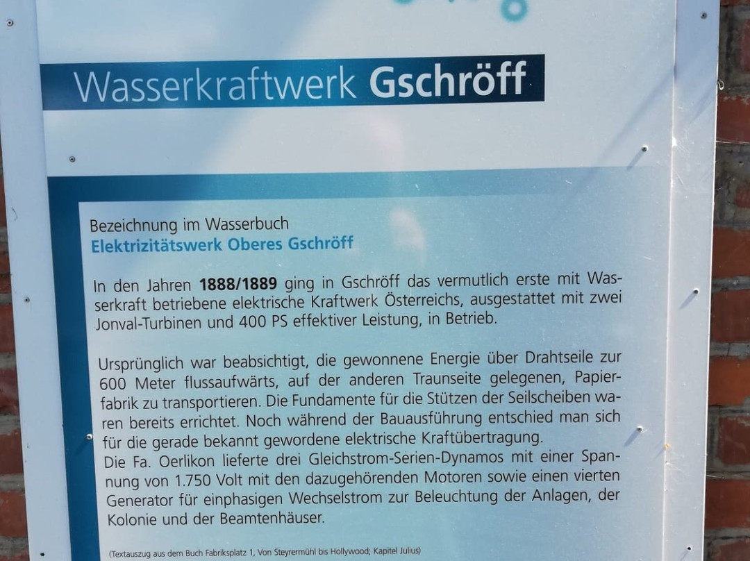 Schaukraftwerk Gschröff景点图片