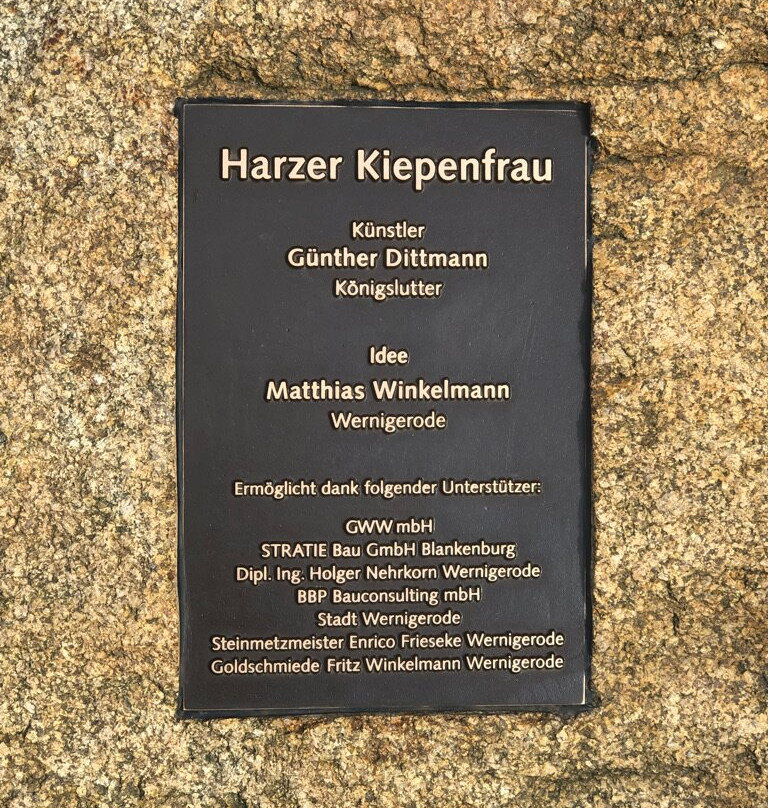 Skulptur Harzer Kiepenfrau