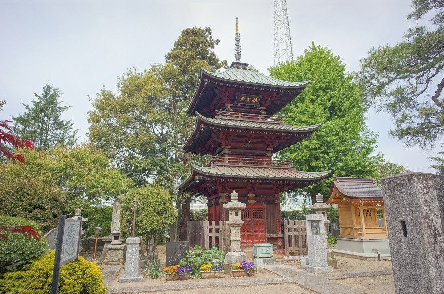 Three-story Pagoda at Jojuin Temple